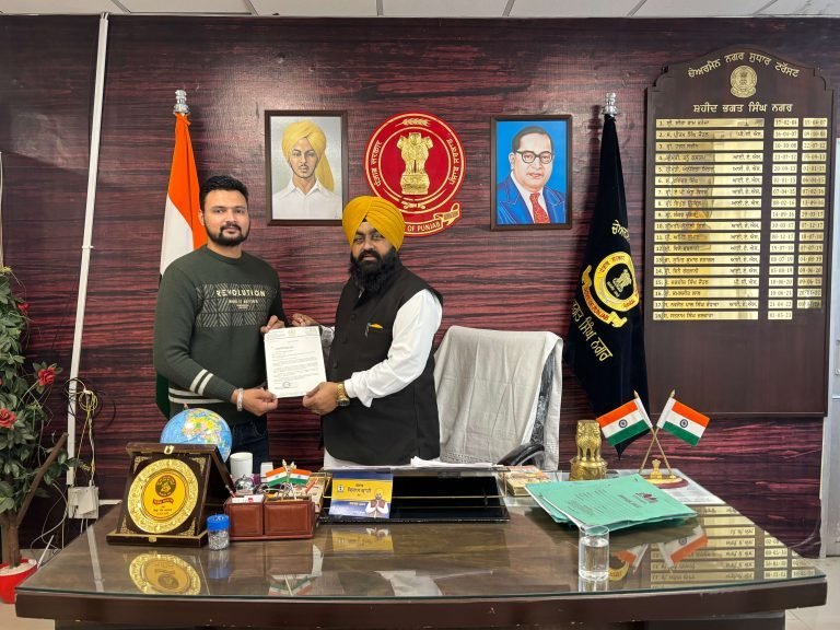 With Chairman Satnam Singh Jalwaha